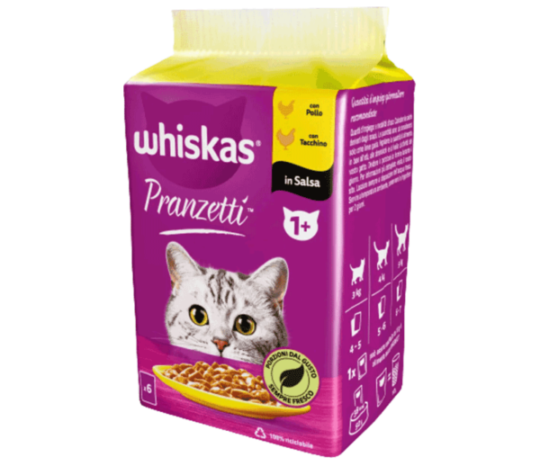 WHISKAS CARNE BIANCA 50GR*6